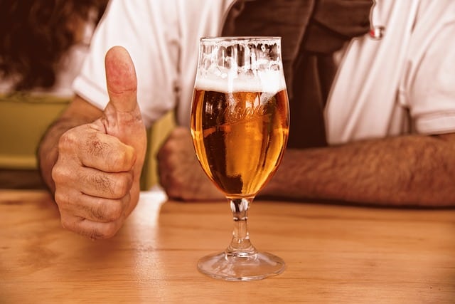 online reputation management beer thumbs up